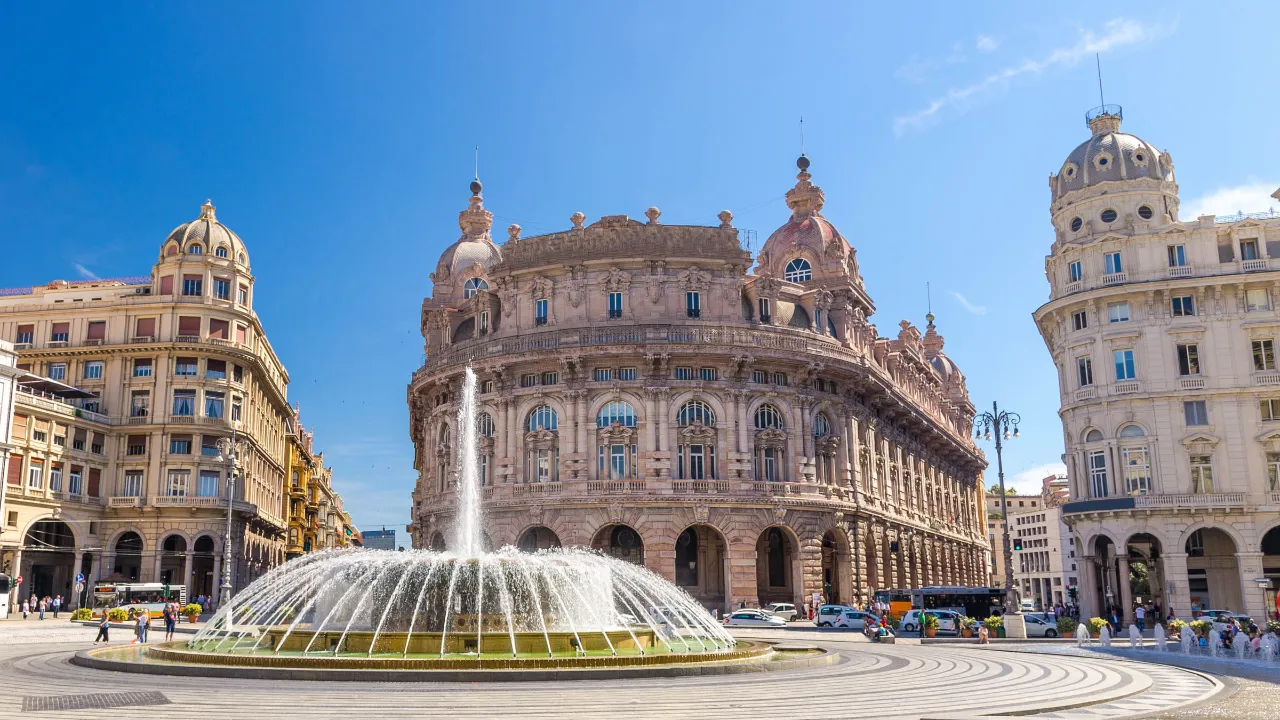Piazza De Ferrari i Genova