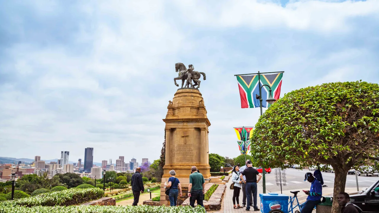Regjeringsbygningen i Pretoria - Union Buildings - huser blant annet Sør-Afrikas president Regjeringsbygningen i Pretoria - Union Buildings - huser blant annet Sør-Afrikas president