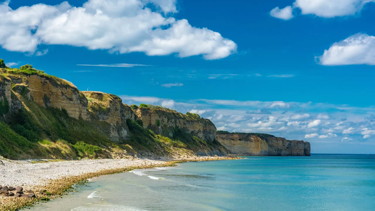 Historiske Omaha Beach Historiske Omaha Beach