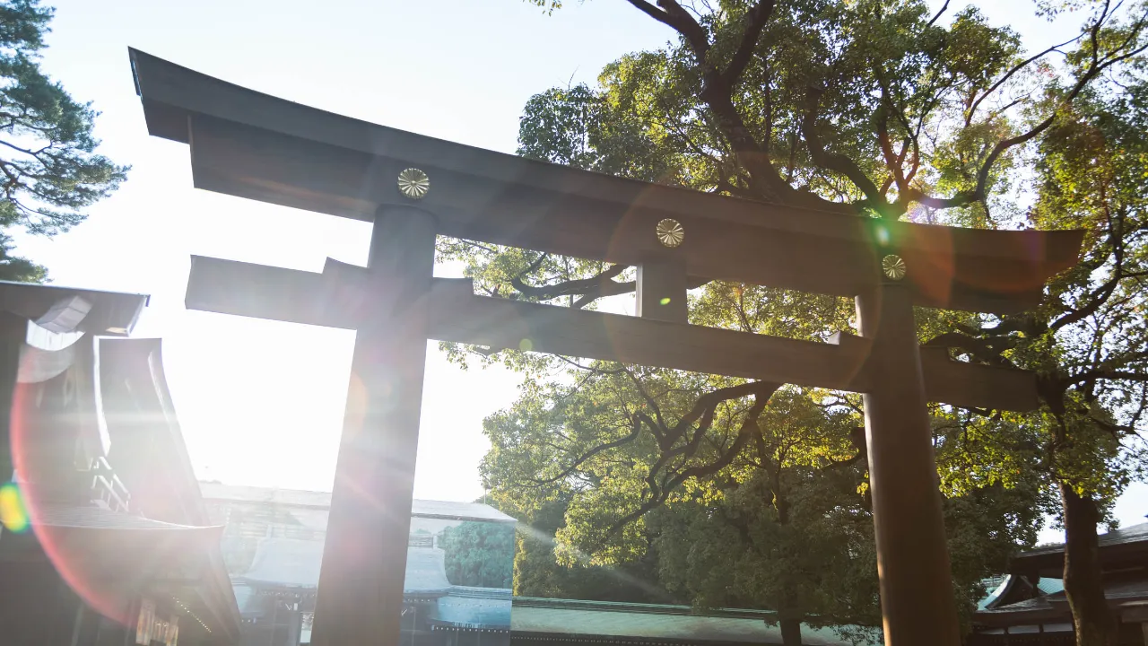 Shinto-helligdommen Meiji Jingu Shinto-helligdommen Meiji Jingu