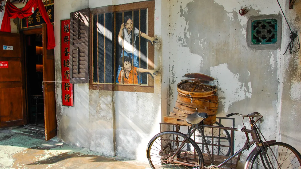 Tradisjonell sykkel i George Town