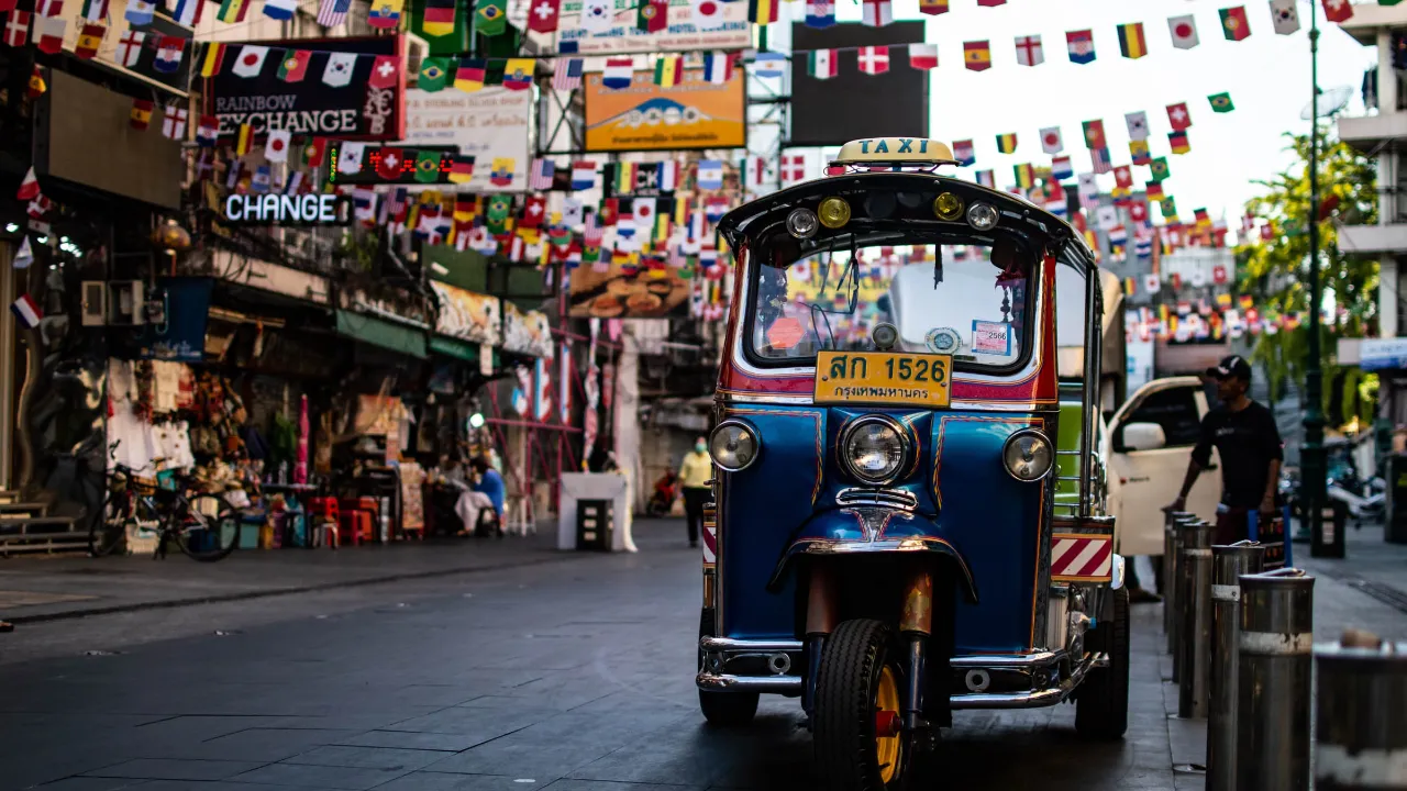 Tuk Tuk taxi i Bangkok Tuk Tuk taxi i Bangkok