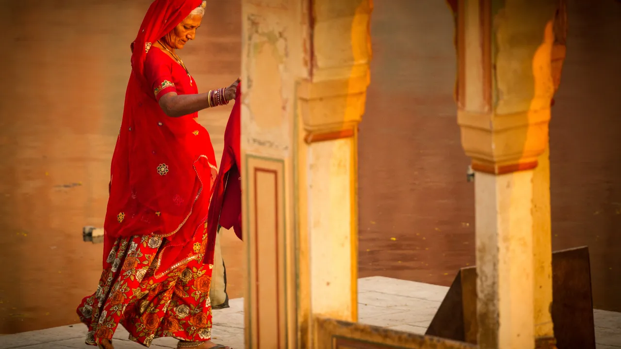 Jaipur er også kjent som den rosa byen Jaipur er også kjent som den rosa byen