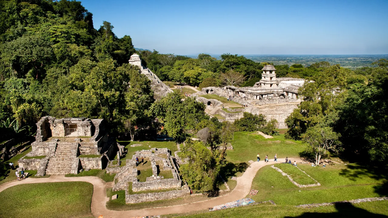 Maya-ruiner I Palenque