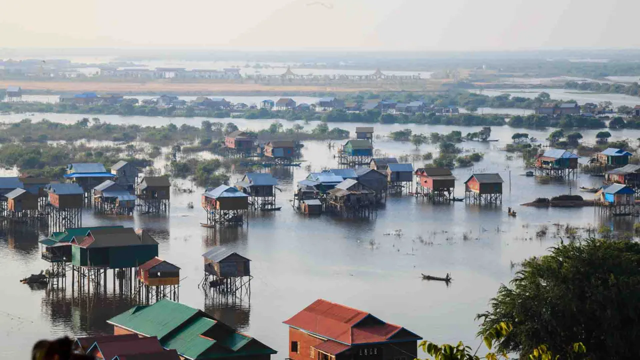 Den flytende landsbyen Tonlé Sap Den flytende landsbyen Tonlé Sap