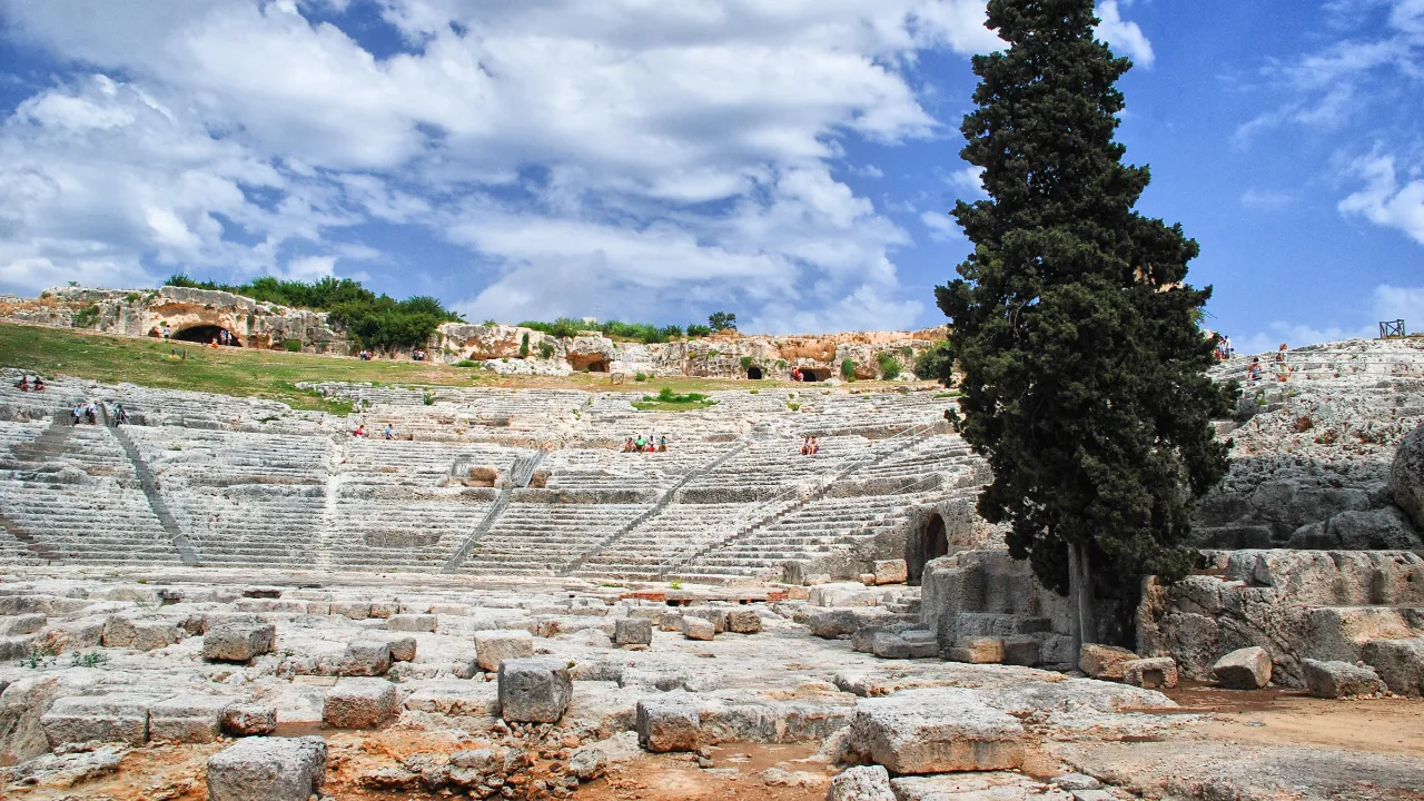 Det romerske amfiteateret i Siracusa