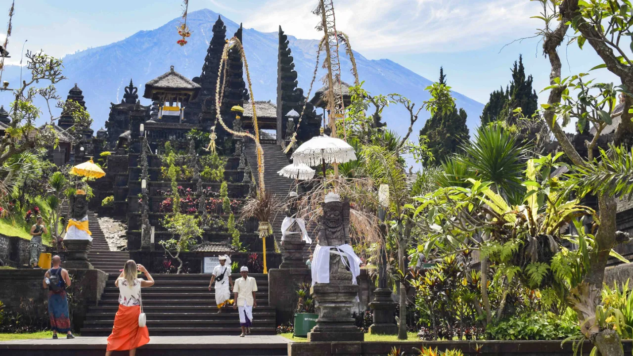 Besakih-templet ved Mount Agung Besakih-templet ved Mount Agung