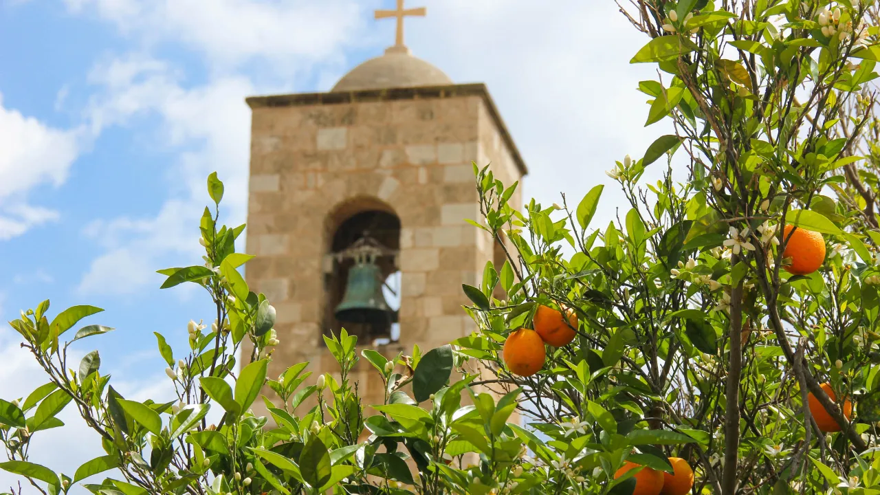 Sankt Barnabas-klosteret nær Salamis i Famagusta-distriktet Sankt Barnabas-klosteret nær Salamis i Famagusta-distriktet