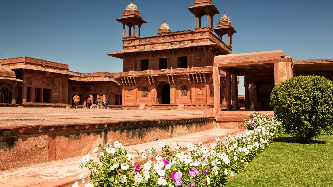 Diwan-I-Khas-bygningen i Fatehpur Sikri Diwan-I-Khas-bygningen i Fatehpur Sikri
