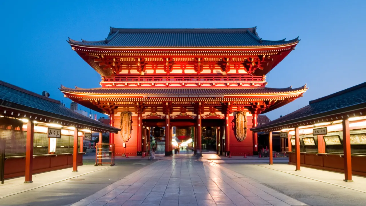 Sensō-ji-tempelet i Asakusa, Tokyo Sensō-ji-tempelet i Asakusa, Tokyo