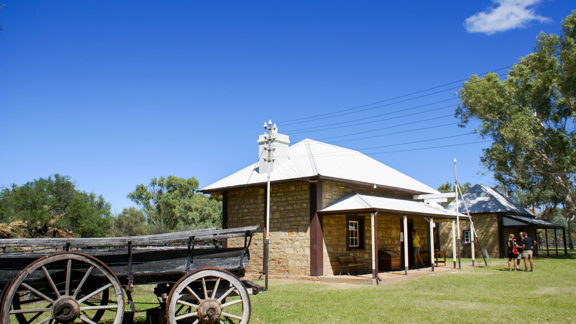 Alice Springs Telegraph Station ble bygget i 1872